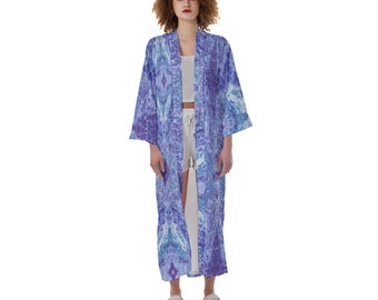 Women's dresskimono housebeach kimonoboho stylewoman robesilk dresssummer dressplay dressmultiposition dress