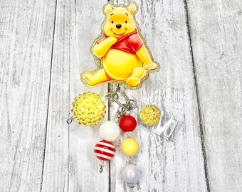 Winnie the Pooh Badge Reel: Handmade ID Holder