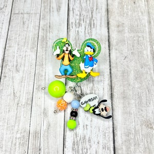 Donald and Goofy Mickey Mouse badge reel, Mickey head badge reel, Goofy and Donald Duck nurse badge reel, Mickey Mouse badge reel,