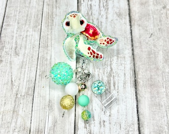 Disney Squirt badge reel, turtle badge reel, nurse badge reel, medical assistant badge reel, ID holder, badge holder