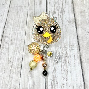 Cute Turkey badge reel, thanksgiving badge, fall badge reel, holiday badge reel, badge reel,