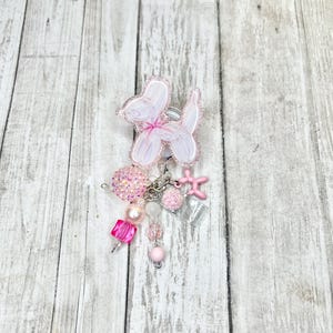 Coquette Balloon Dog Badge Reel: Pink Bow ID Holder