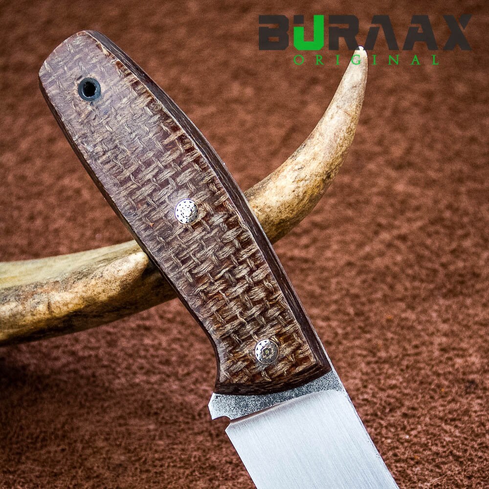 BURLAP MICARTA by BURLAX jute Knife Handle Scales Etsy