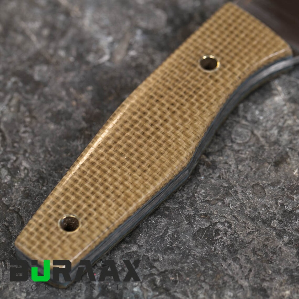 BURLAP MICARTA by BURLAX jute Knife Handle Scales Etsy
