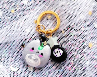 spooky forest keychain