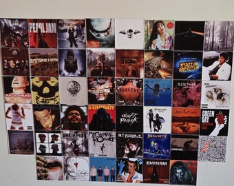 Album Artwork Music LP Vinyl Art Fridge Magnets - Vintage Inspired Collector's Decor, Unique Gifts for Music Lovers & Vinyl Enthusiasts