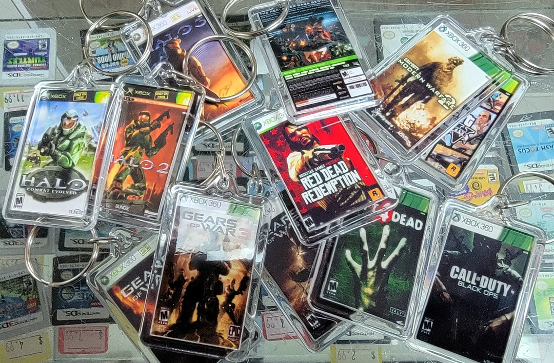 Xbox 360 Game Art Video Game Keychain | Chain | Hanger | Pendent