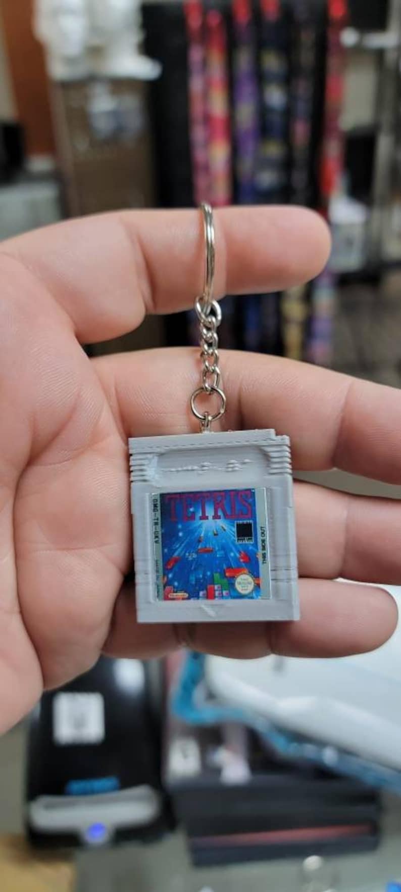 Gameboy Cartridge Mini Cartridge Keychain Etsy