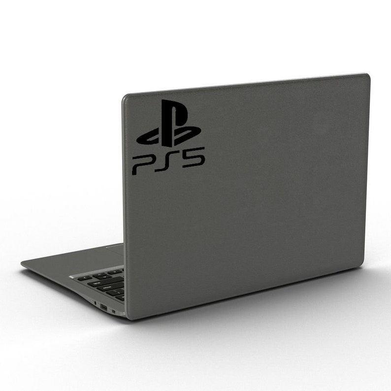 PS5 Playstation 5 logo decal No background. image 2