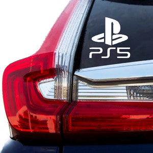 PS5 Playstation 5 logo decal No background. image 3