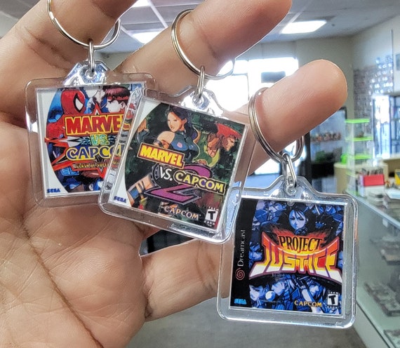 Sega Dreamcast Game Art Video Game Keychain | Chain | Hanger