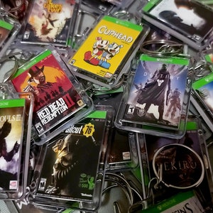 Xbox One Game Art Video Game Keychain | Chain | Hanger | Pendent (2- Sided Front and Back) for backpack travel bag purse lanyard keyring