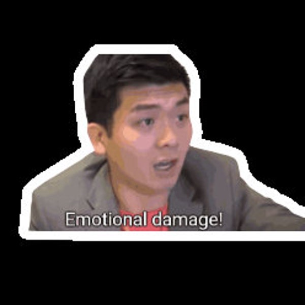 Emotional Damage Sticker Steven He - Etsy
