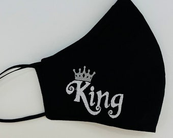 King | Custom Embroidered Face Mask