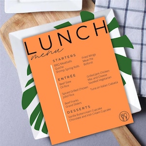 Veuve Clicquot Polo Classic Inspired Lunch Menu | Digital Download | Garden party Customizable Menu for Luxury Picnics & Themed Events