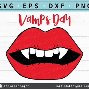 Halloween Vampire Lips SVG, Teeth Svg, Halloween lips clipart, lips png, Instant Digital Download, Cut File for Cricut, Silhouette Cut Files