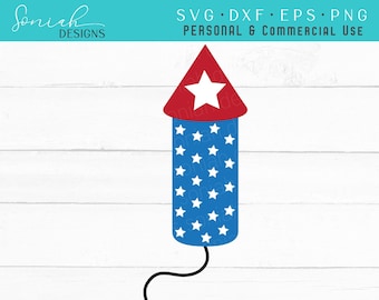 Firework SVG – Patriotic 4th of July Clipart (Digital Download)
