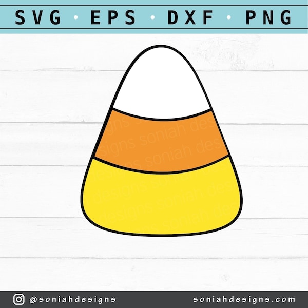 Candy Corn Svg - Etsy