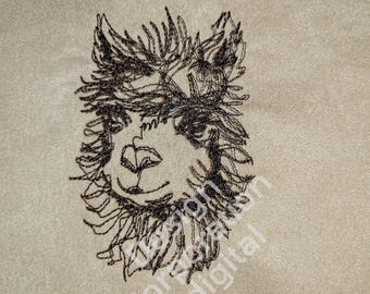 Embroidery file Lama 1