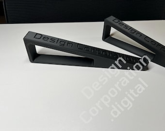 3D Printing DIGITAL STL FILE for a MacBook Stand V1 (branded)