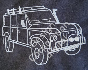 Archivo de bordado Land Rover