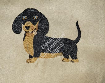 embroidery file dachshund