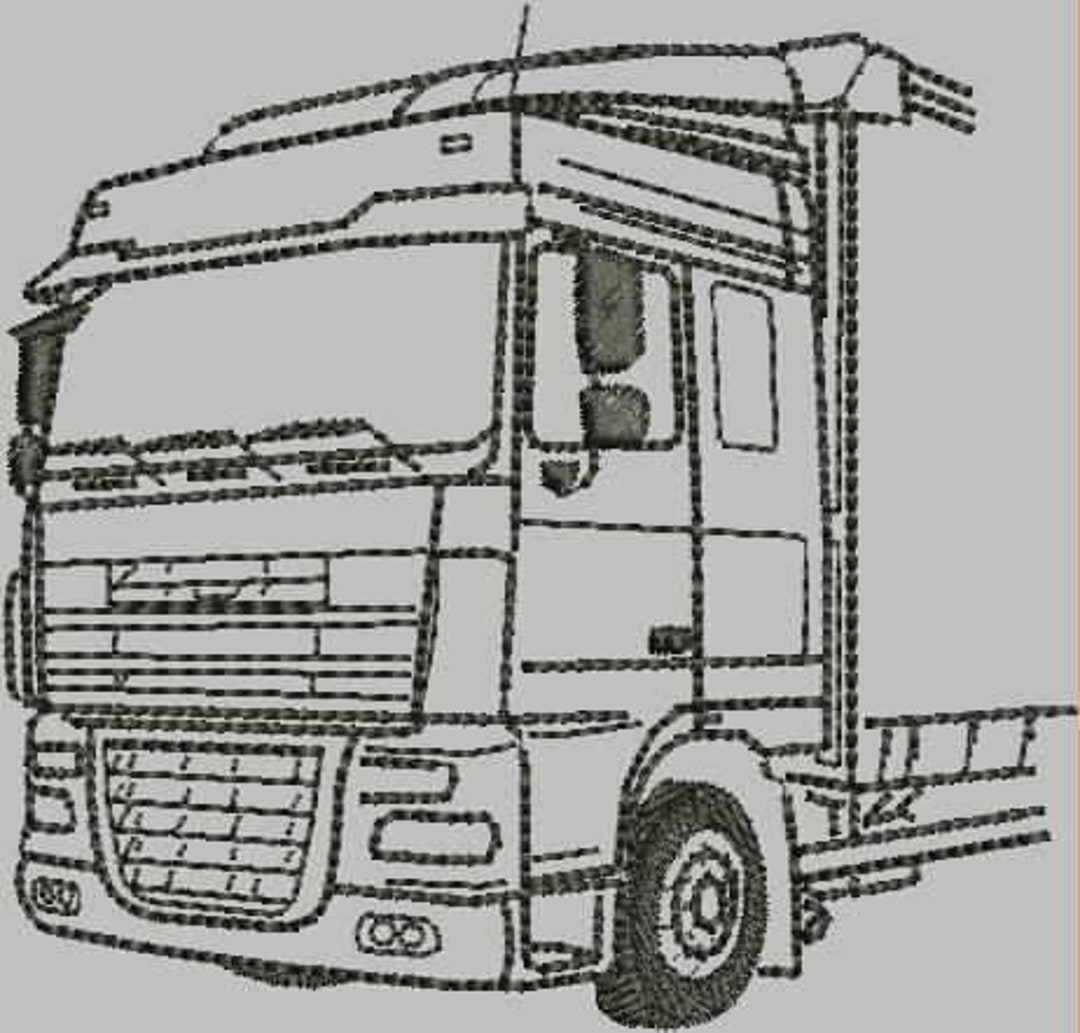 Embroidery File Truck DAF 10 Cm Contours Etsy foil-pans-9-x-13-x-2-letter-cake-molding-pan-round-deep-cake-pan-mini