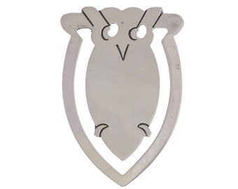 Sterling Silver Bookmark / Page Marker Novelty OWL