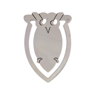 Sterling Silver Bookmark / Page Marker Novelty OWL