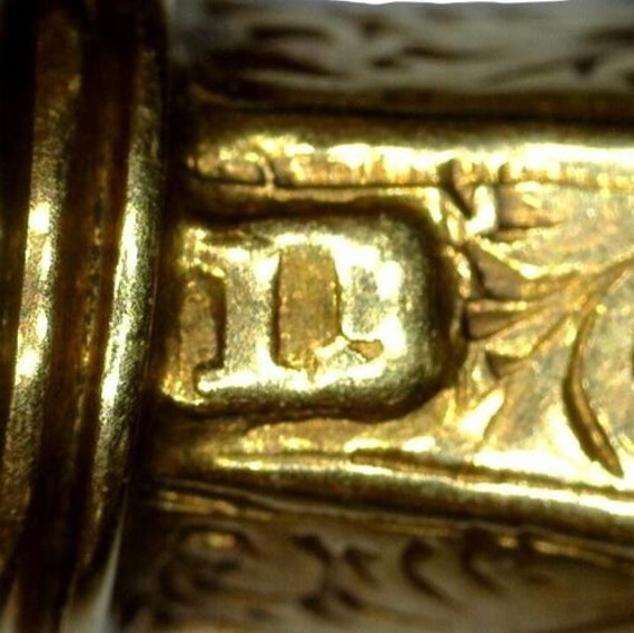 Antique Georgian GOLD & BLOODSTONE Intaglio Seal … - image 9