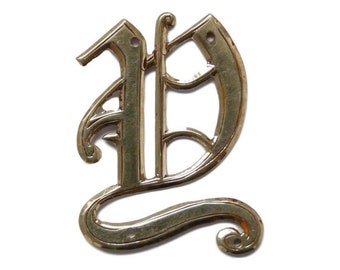 Antique Silver Letter / Initial Y for restoration or craft projects