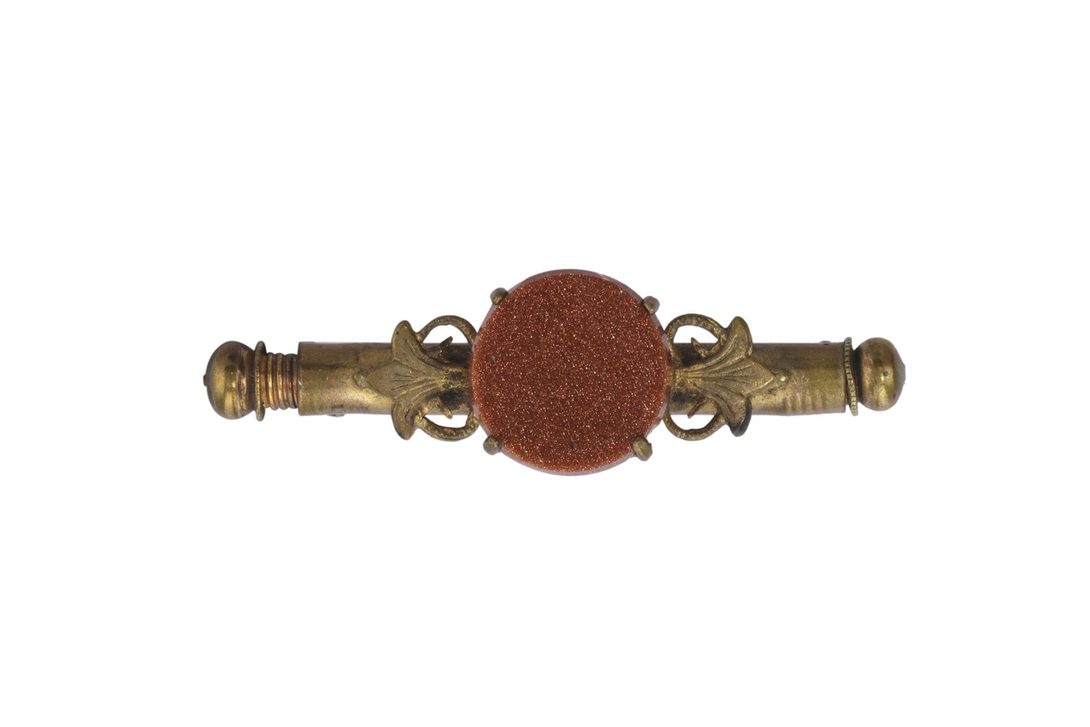 Antique Victorian Nanny Brooch Pin Sewing Needle Case Etui Etsy