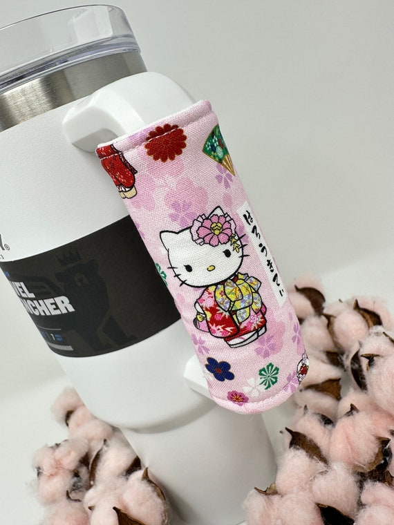 Stanley Hello Kitty 40oz./30oz./64oz. Tumbler Handle Cover, Tumbler Handle  Accessory, Water Bottle Handle Cover, Handle Coat 