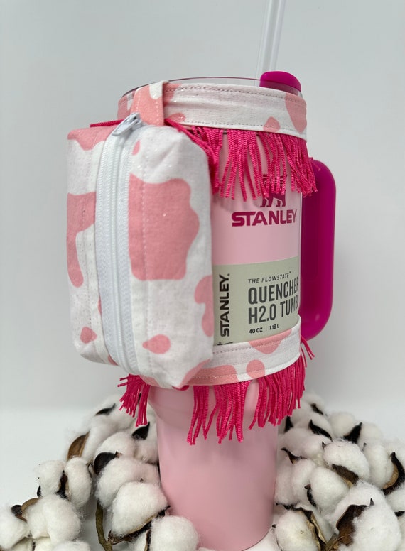 Stanley 40 Ounce Pink Ombre Foil Tumbler Zippered Pouch, Tumbler Backpack,  Tumbler Zippered Wallet, Water Bottle Pouch 
