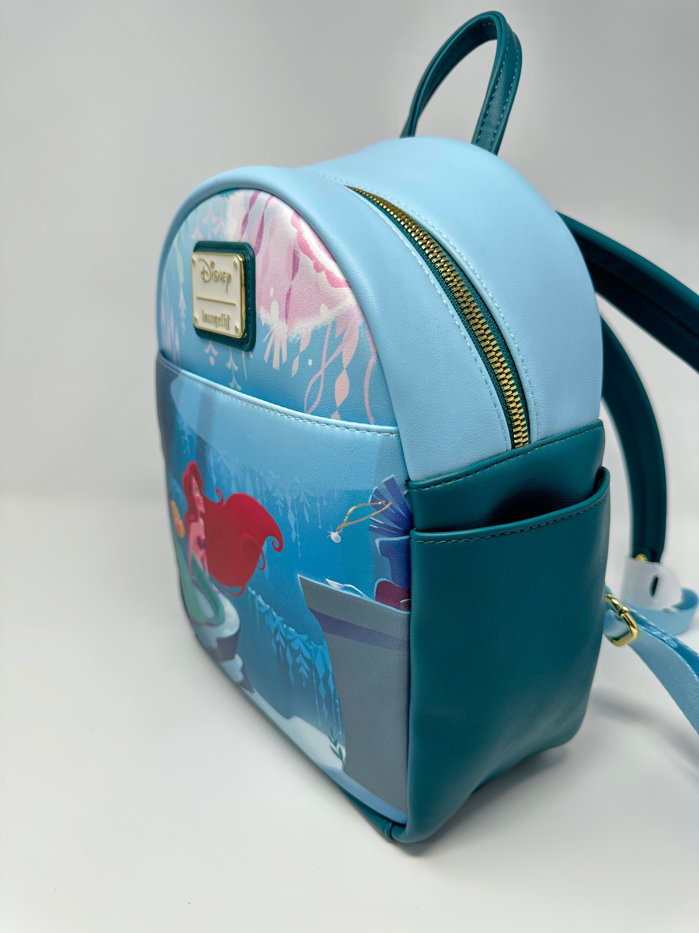 Disney Loungefly Little Mermaid Grotto Backpack Loungefly Disney The Little Mermaid Ariel Live Action Mini  main image 3