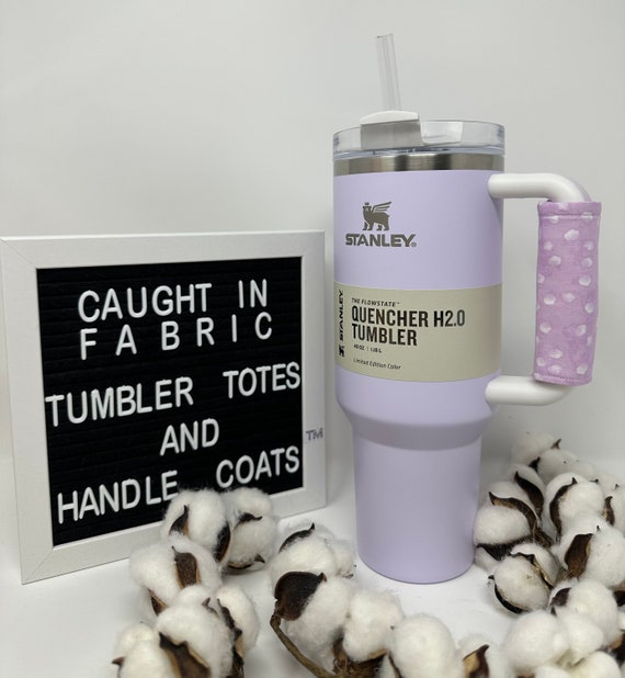 Buy Stanley 40 Ounce Tumbler Light Purple Wisteria Dots Handle Cover,  Tumbler Handle Accessory, Water Bottle Handle Cover, Handle Coat Online in  India 