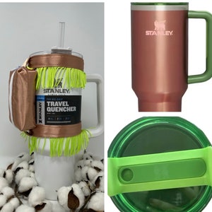 40 Ounce Stainless-steel Bronze Tumbler With Handle Lainey Wilson Watermelon  Moonshine Sublimation Blanks 