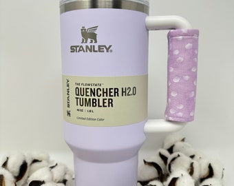 Stanley 40 Ounce Tumbler Light Purple Wisteria Dots Handle Cover, Tumbler  Handle Accessory, Water Bottle Handle Cover, Handle Coat 