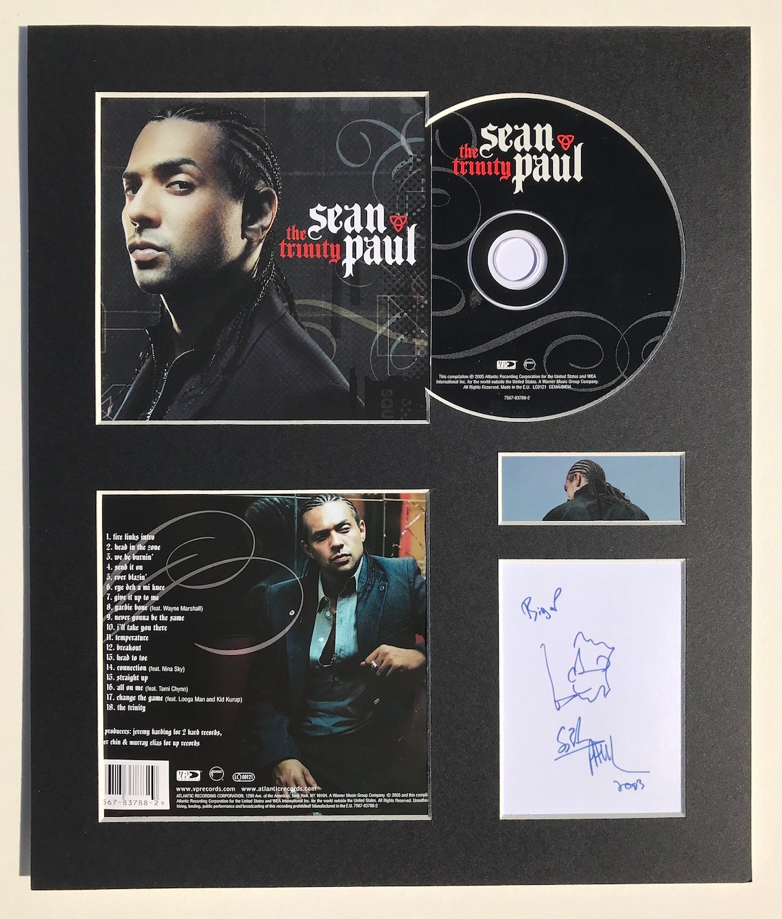 SEAN PAUL Signed Autographed The Trinity Mounted Album Etsy