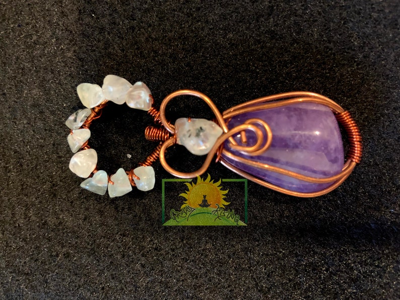 Amethyst and Prehnite with Epidote