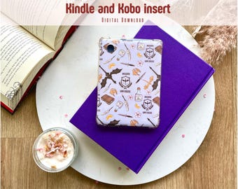 Fourth Wing Kindle Insert Dragon Kindle Srickers Romantasy E-Reader Holographic Insert Book Inspired Kobo Gift for Book Lover