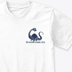Blue Long Neck Dino Tee : DinoCollection
