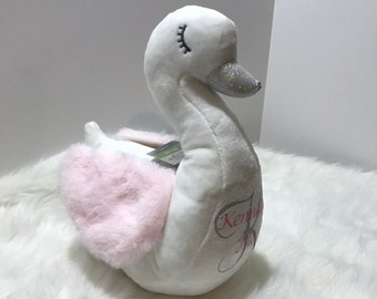 large swan stuffed animal