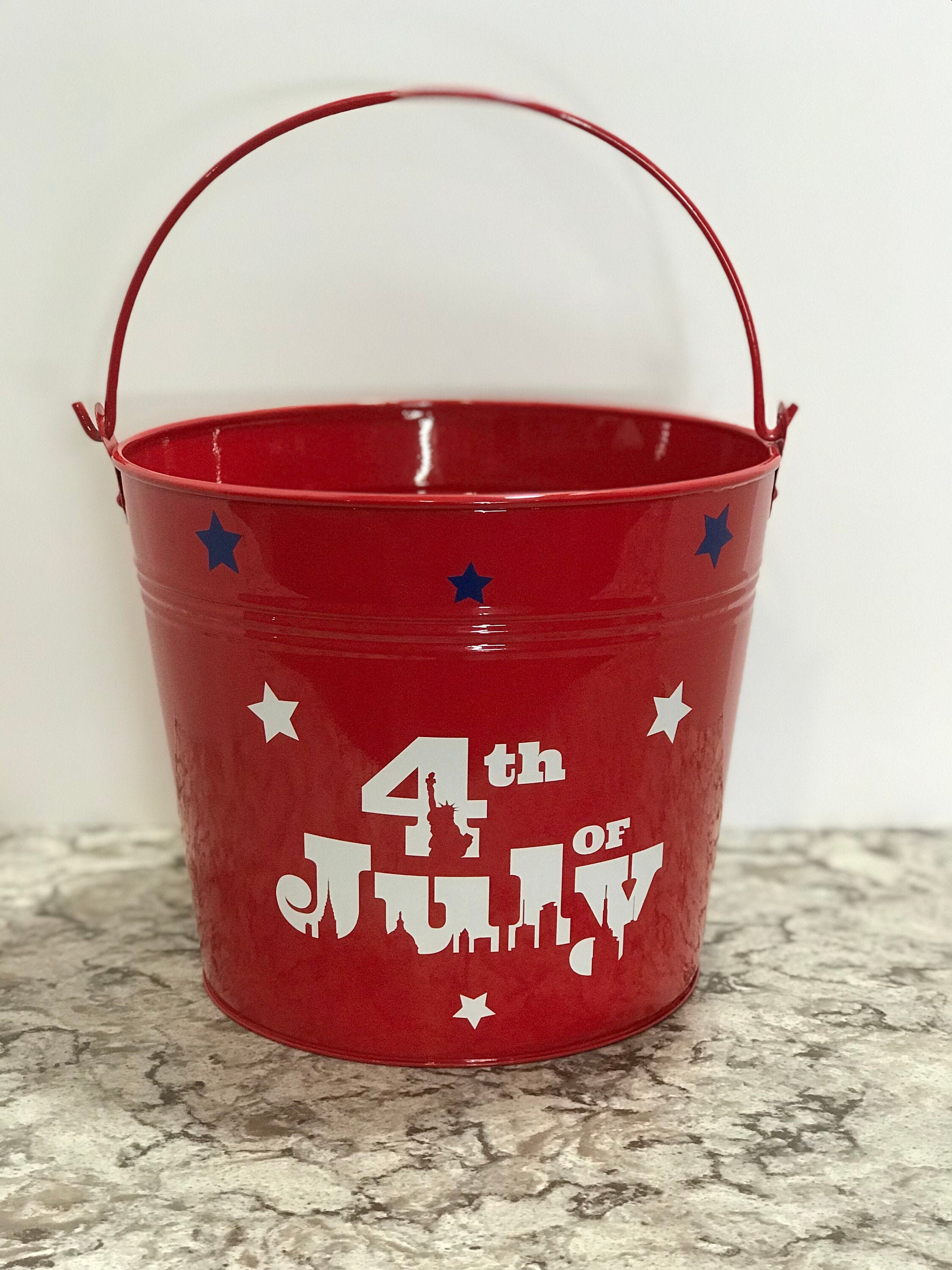 4th of July Ice Bucket Beer Bucket Etsy