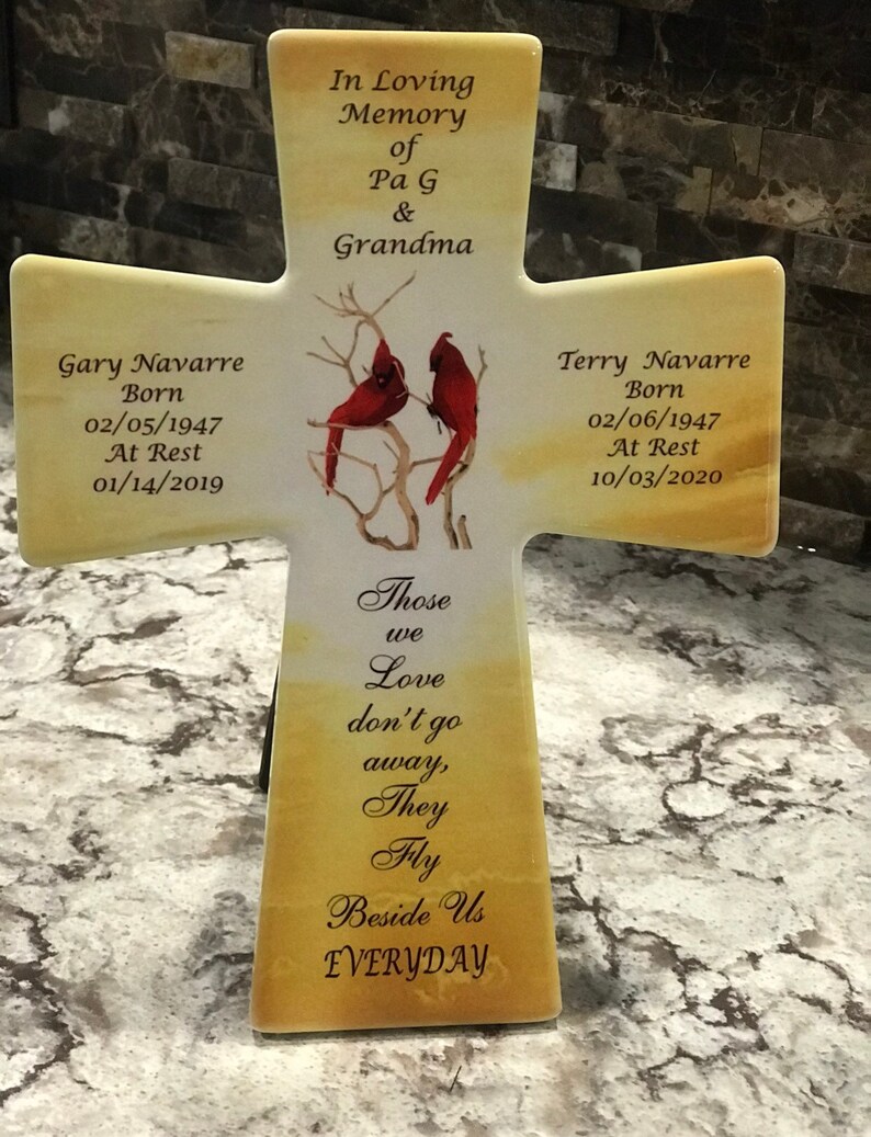 激安 Memory Ceramic Cross Memorial