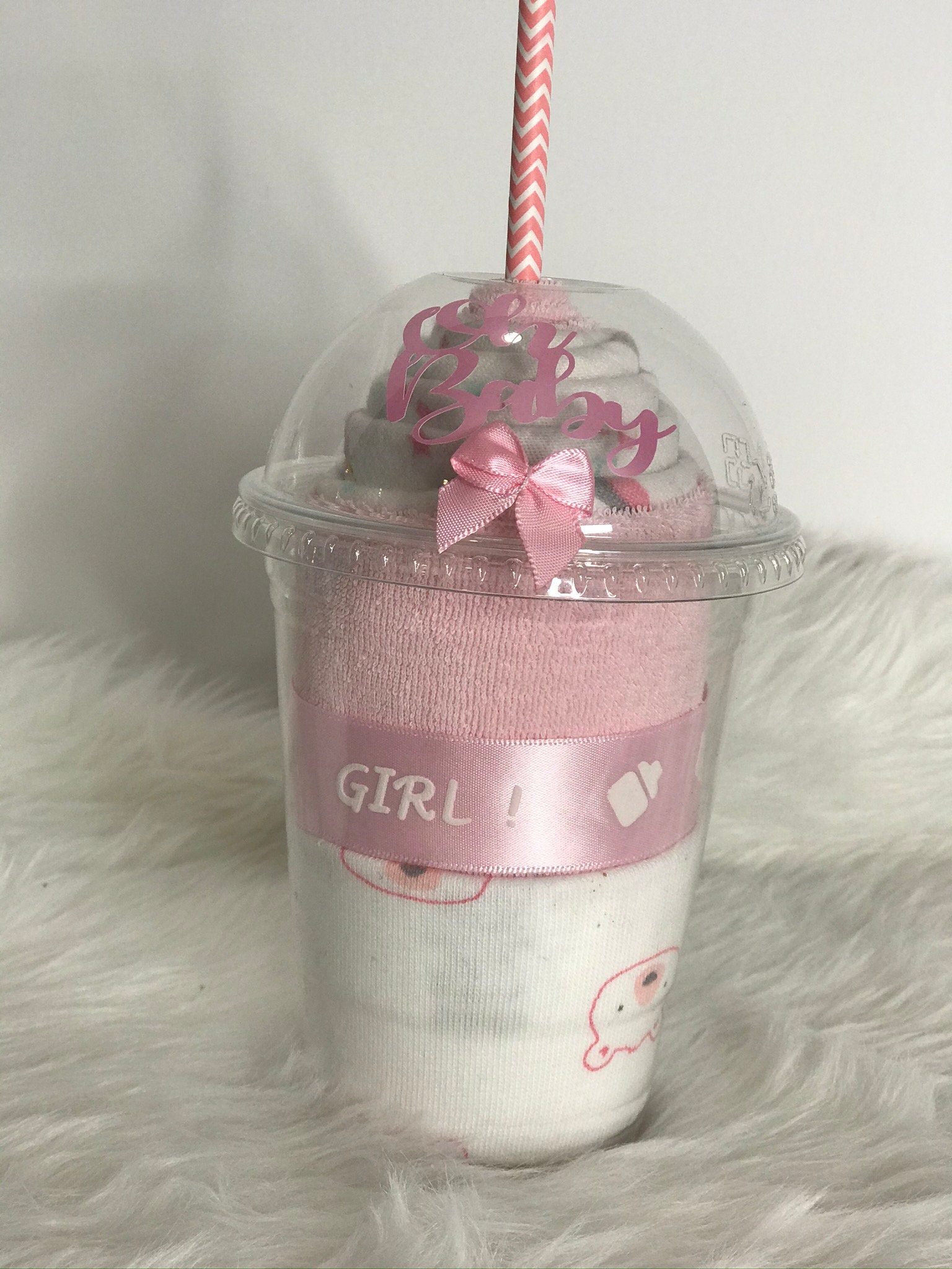 Oh Baby Receiving Blanket Milkshake Baby Shower Gift Baby Etsy