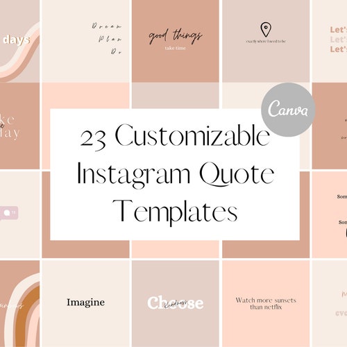 100 Instagram Post Instagram Templates Social Media - Etsy