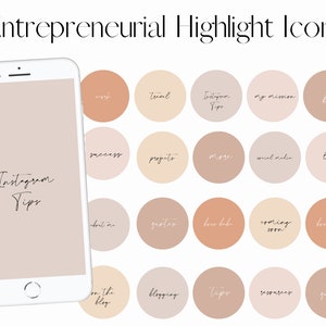 Entrepreneurial Instagram Story Highlight Icons | Instagram Highlight Icons | Instagram Story Highlights | Instagram Icons