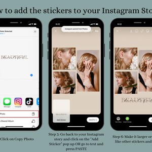 Winter Instagram Story Stickers Holiday Instagram Templates - Etsy