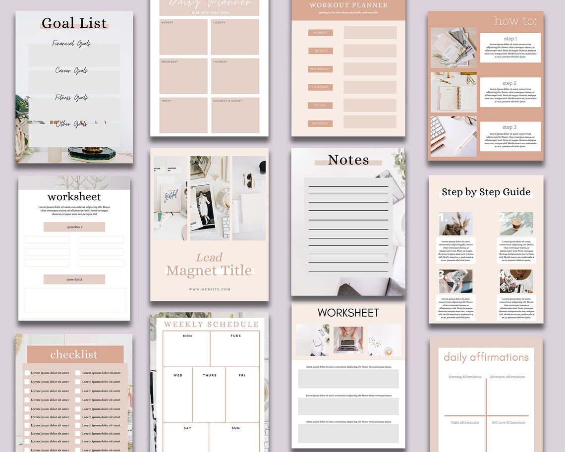 23 Lead Magnet Template Canva Lead Magnet Canva Template Etsy 23 Lead Magnet Template Canva Lead Magnet Canva Template Etsy